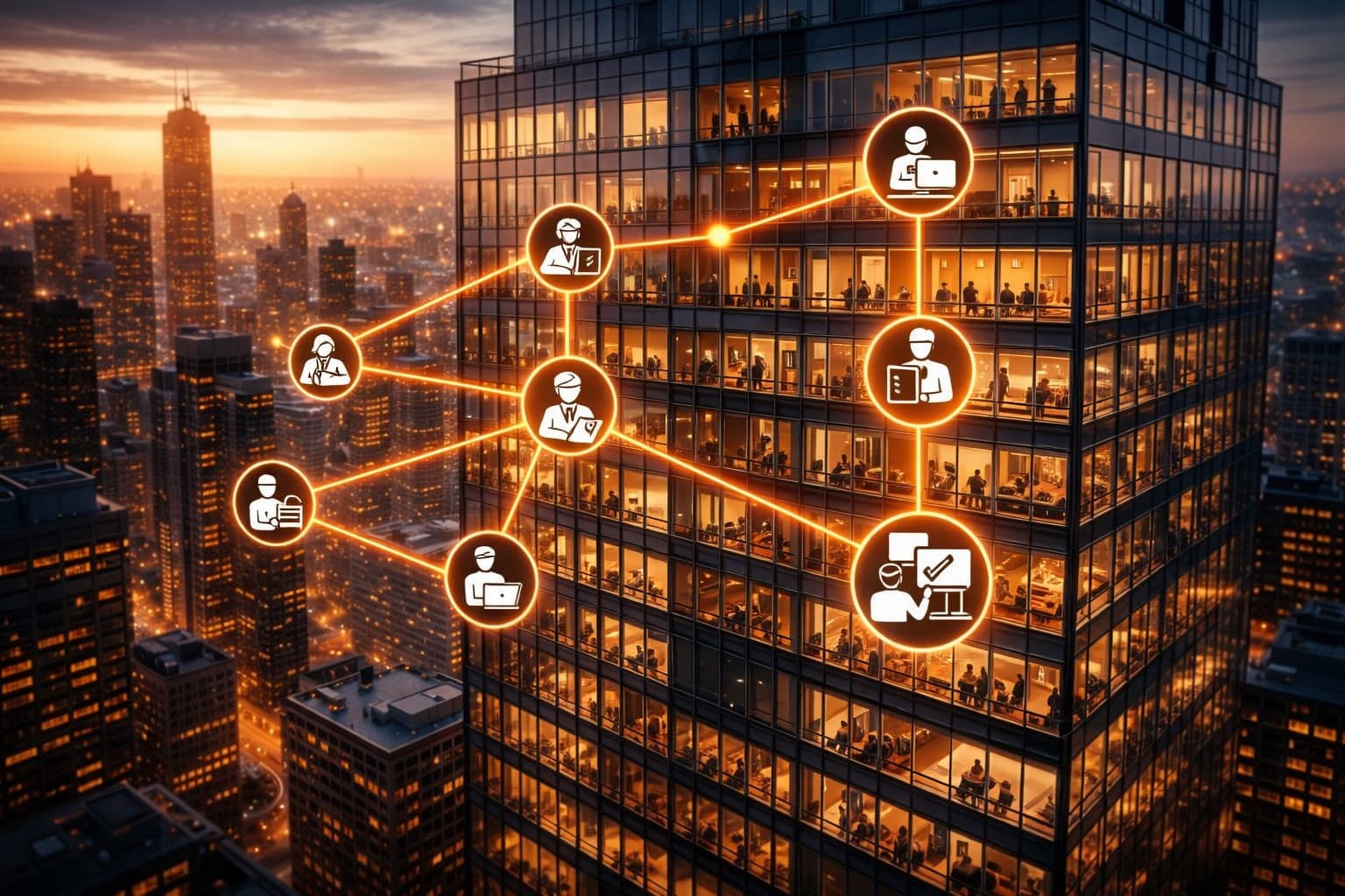 Org chart planning workspace